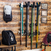 Snowbasin Ski Storage Rack | Holds 8 Pairs of Skis, Wall Mounted, StoreYourBoard, , , at Festive Water Paddlesports