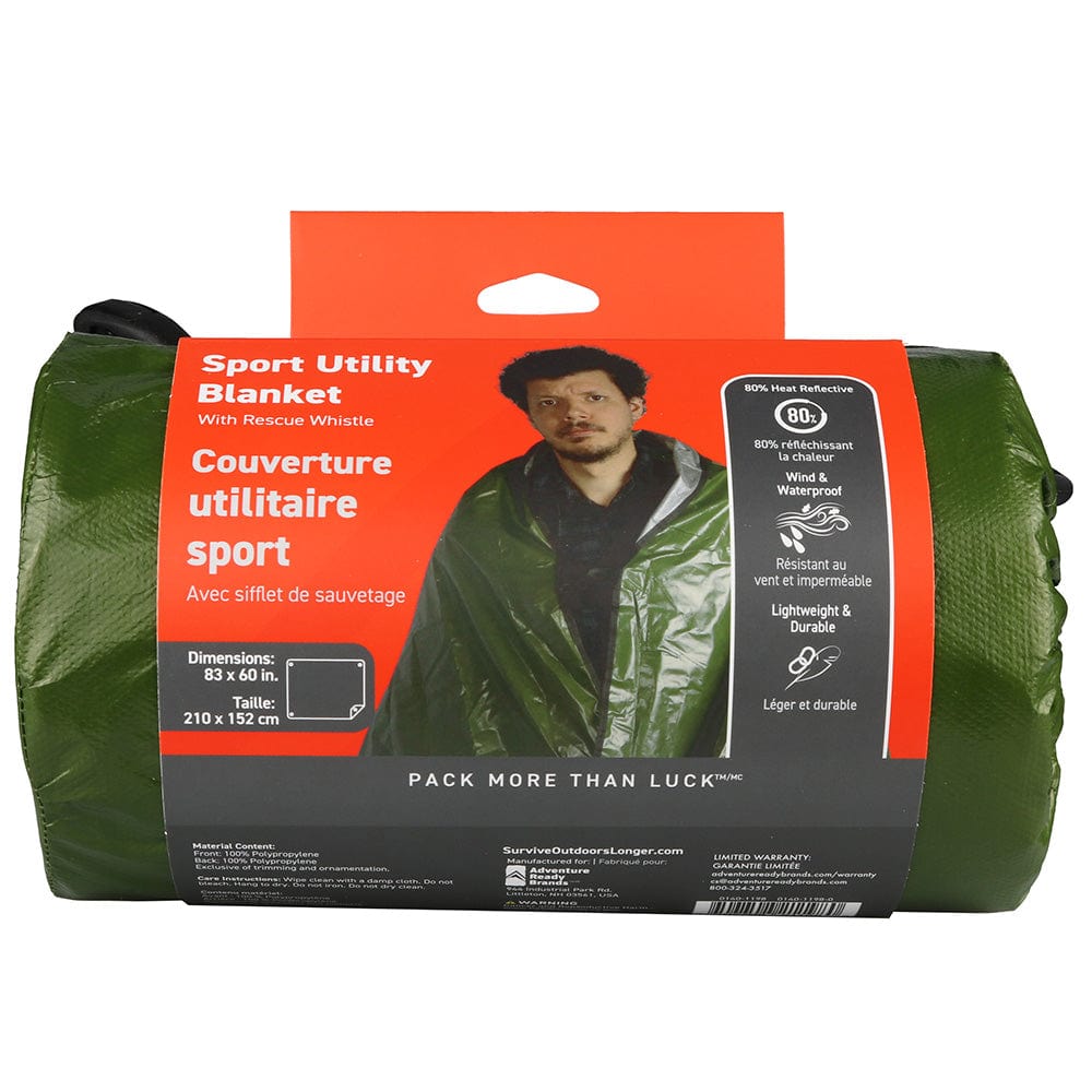 S.O.L. Survive Outdoor Longer Sport Utility Blanket [0140 - 1198], Accessories, SOL Survive Outdoors Longer, , , at Festive Water Paddlesports