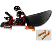 Solid Oak Snowboard Display | Minimalist Wood Rack | Holds 20 lbs, Wall Mounted, StoreYourBoard, , , at Festive Water Paddlesports