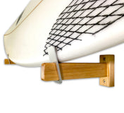 Solid Oak Surfboard Display | Minimalist Wood Rack | Holds 20 lbs, Wall Mounted, StoreYourBoard, , , at Festive Water Paddlesports