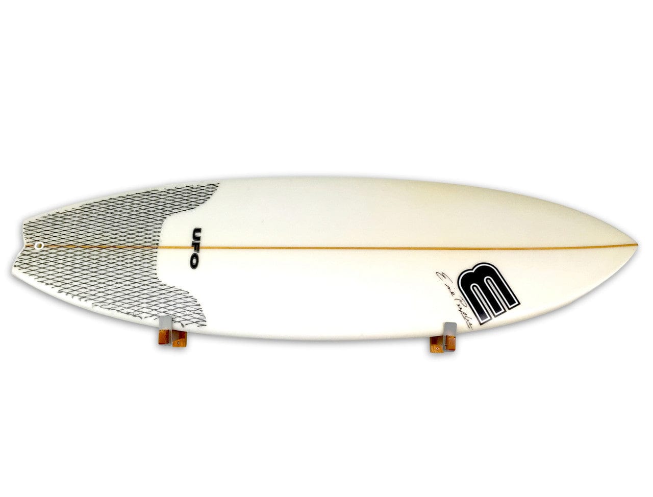 Solid Oak Surfboard Display | Minimalist Wood Rack | Holds 20 lbs, Wall Mounted, StoreYourBoard, , , at Festive Water Paddlesports