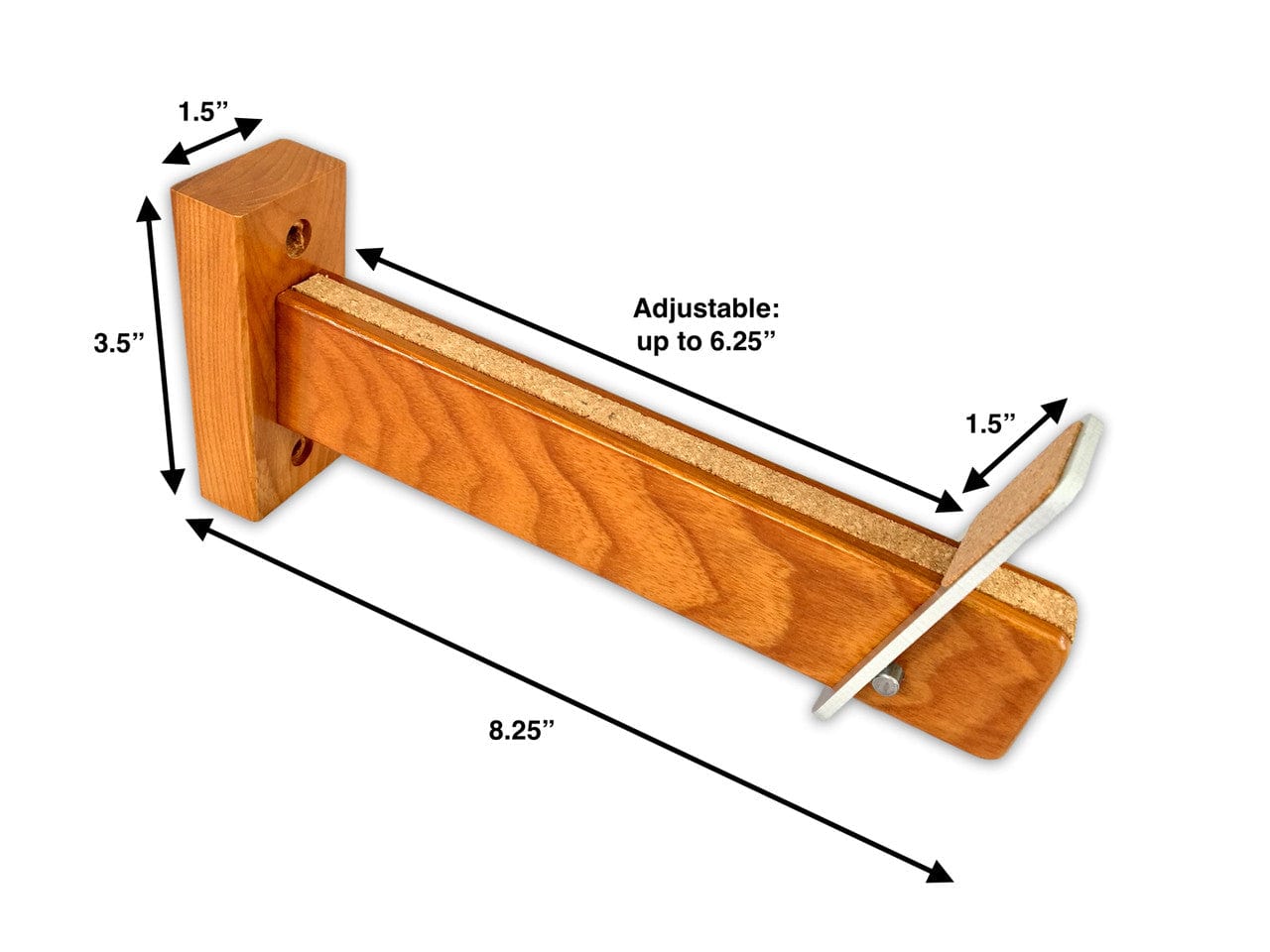 Solid Oak Surfboard Display | Minimalist Wood Rack | Holds 20 lbs, Wall Mounted, StoreYourBoard, , , at Festive Water Paddlesports