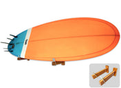 Solid Oak Surfboard Display | Minimalist Wood Rack | Holds 20 lbs, Wall Mounted, StoreYourBoard, , , at Festive Water Paddlesports