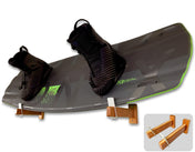 Solid Oak Wakeboard Display | Minimalist Wood Rack | Holds 20 lbs, Wall Mounted, StoreYourBoard, , , at Festive Water Paddlesports