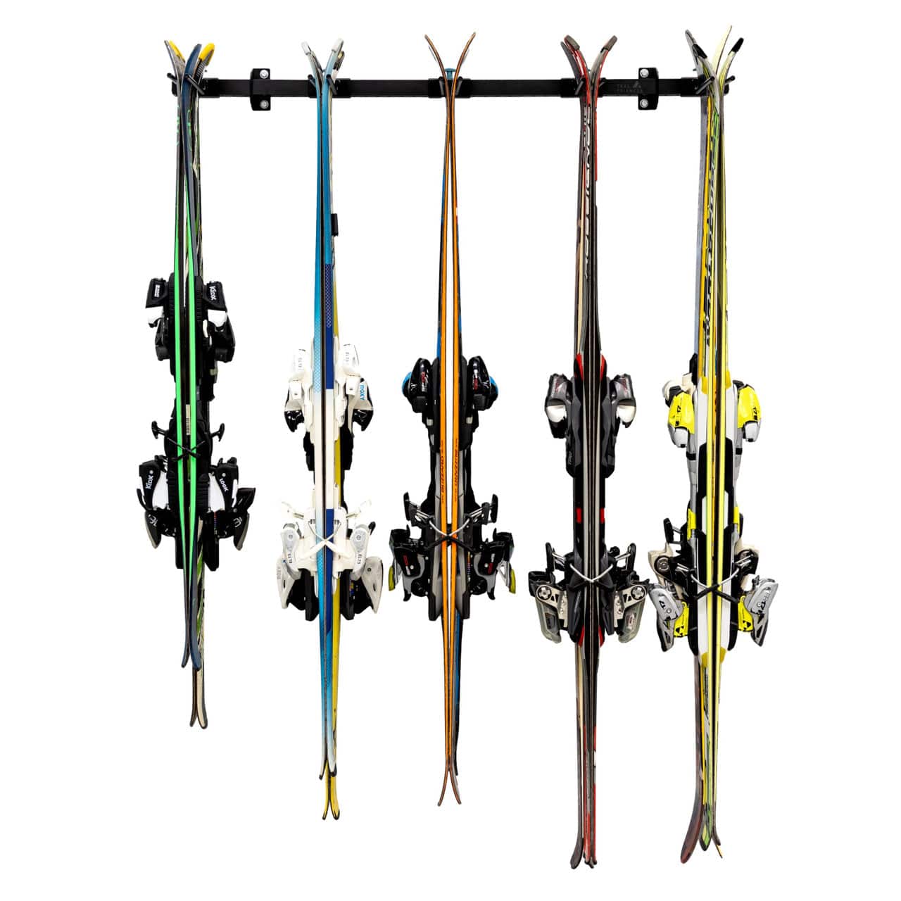 Solitude Ski Rack | Adjustable Wall Storage System | Holds 10 Pairs of Skis, Wall Mounted, StoreYourBoard, , , at Festive Water Paddlesports