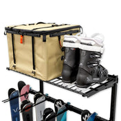 Solitude Ski + Shelf | Adjustable Wall Storage System | Holds 10 Pairs of Skis, Wall Mounted, StoreYourBoard, , , at Festive Water Paddlesports