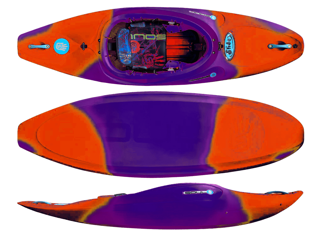 Soul Glide Whitewater Kayak, Whitewater Kayak, Soul Waterman, Brain Freeze, SuperTough, at Festive Water Paddlesports