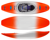 Soul Hammer Whitewater Kayak, Whitewater Kayak, Soul Waterman, Orange Sherbert, SuperTough, at Festive Water Paddlesports