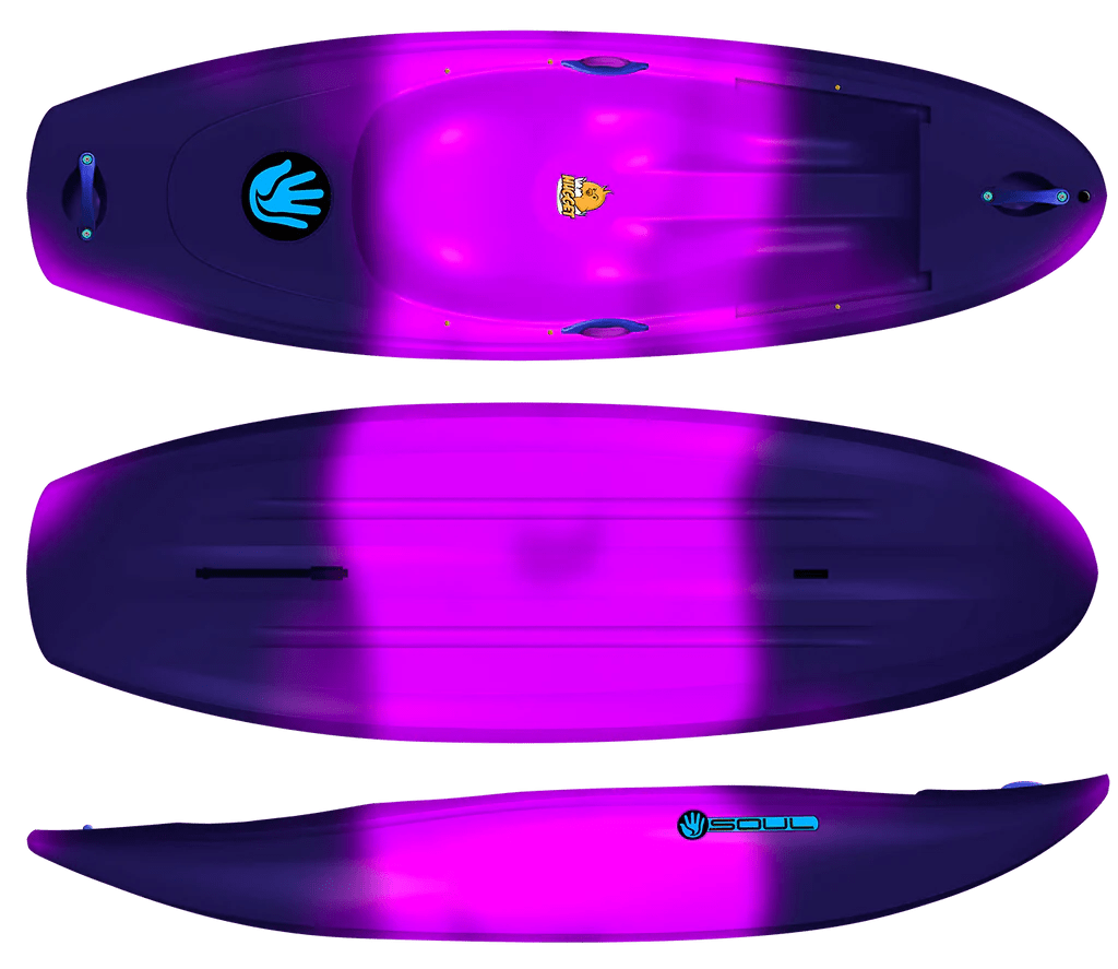 Soul Nugget Youth Sit - On - Top Kayak, Whitewater Kayak, Soul Waterman, Physical Grafitti - Basic, , at Festive Water Paddlesports