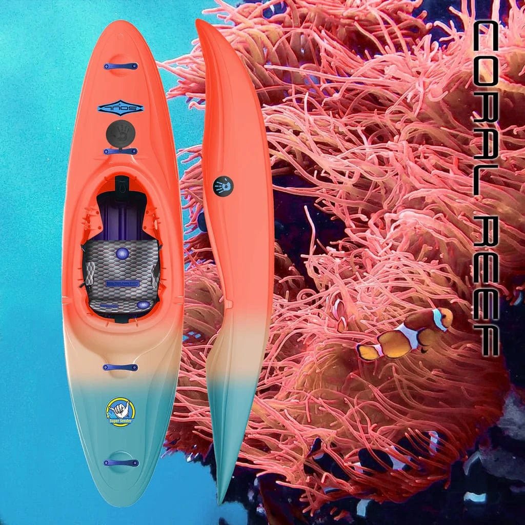 Soul Super Sender Whitewater Kayak, Whitewater Kayak, Soul Waterman, Coral, , at Festive Water Paddlesports