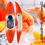 Soul Super Skipper, Whitewater Kayak, Soul Waterman, Orange Sherbert, , at Festive Water Paddlesports