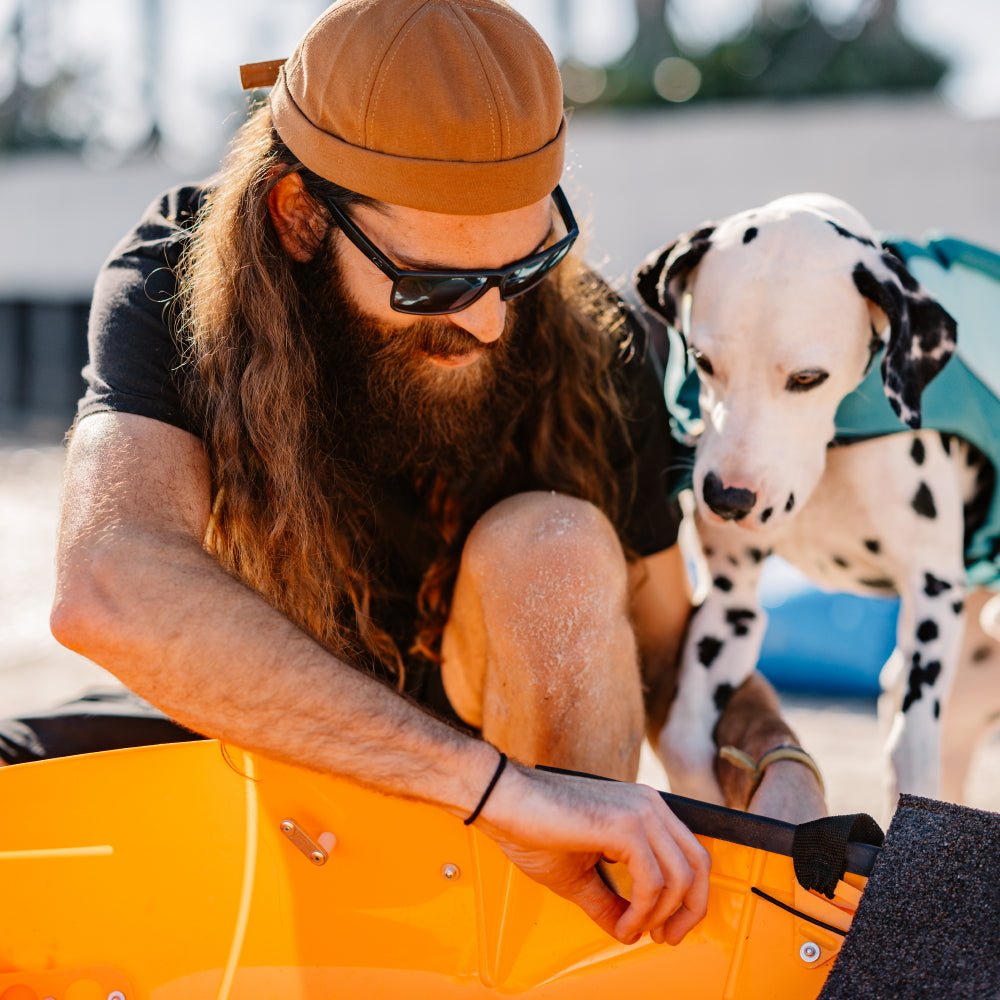 Spring Blowout! Tucktec Pro Folding Kayak | Hard - Shell | 2 - minute Set - up | Foldable, Portable Kayak, Sporting Goods > Outdoor Recreation > Boating & Water Sports > Boating & Rafting >Foldable Kayaks, Tucktec Folding Kayaks, YELLOW at Festive Water Paddlesports