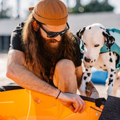 Spring Blowout! Tucktec Pro Folding Kayak | Hard - Shell | 2 - minute Set - up | Foldable, Portable Kayak, Sporting Goods > Outdoor Recreation > Boating & Water Sports > Boating & Rafting >Foldable Kayaks, Tucktec Folding Kayaks, YELLOW at Festive Water Paddlesports