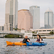 Spring Blowout! Tucktec Pro Folding Kayak | Hard - Shell | 2 - minute Set - up | Foldable, Portable Kayak, Sporting Goods > Outdoor Recreation > Boating & Water Sports > Boating & Rafting >Foldable Kayaks, Tucktec Folding Kayaks, YELLOW at Festive Water Paddlesports