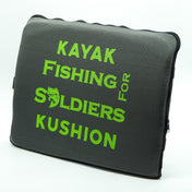Square Kushion | Fishing For Soldiers, , Kayak Kushion, Graphite Bertha at Festive Water Paddlesports