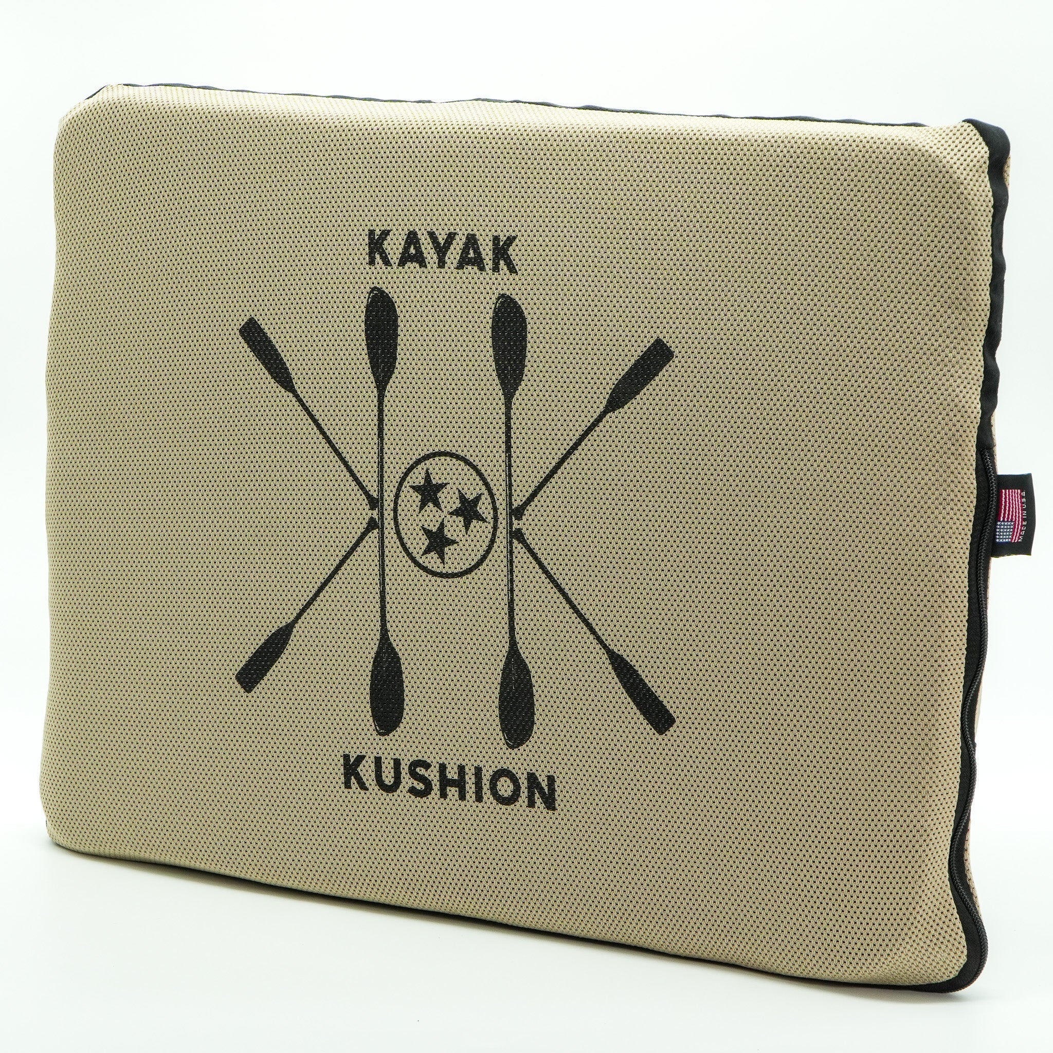 Square Kushion | River Bank Collection, , Kayak Kushion, Desert Tan Bertha at Festive Water Paddlesports