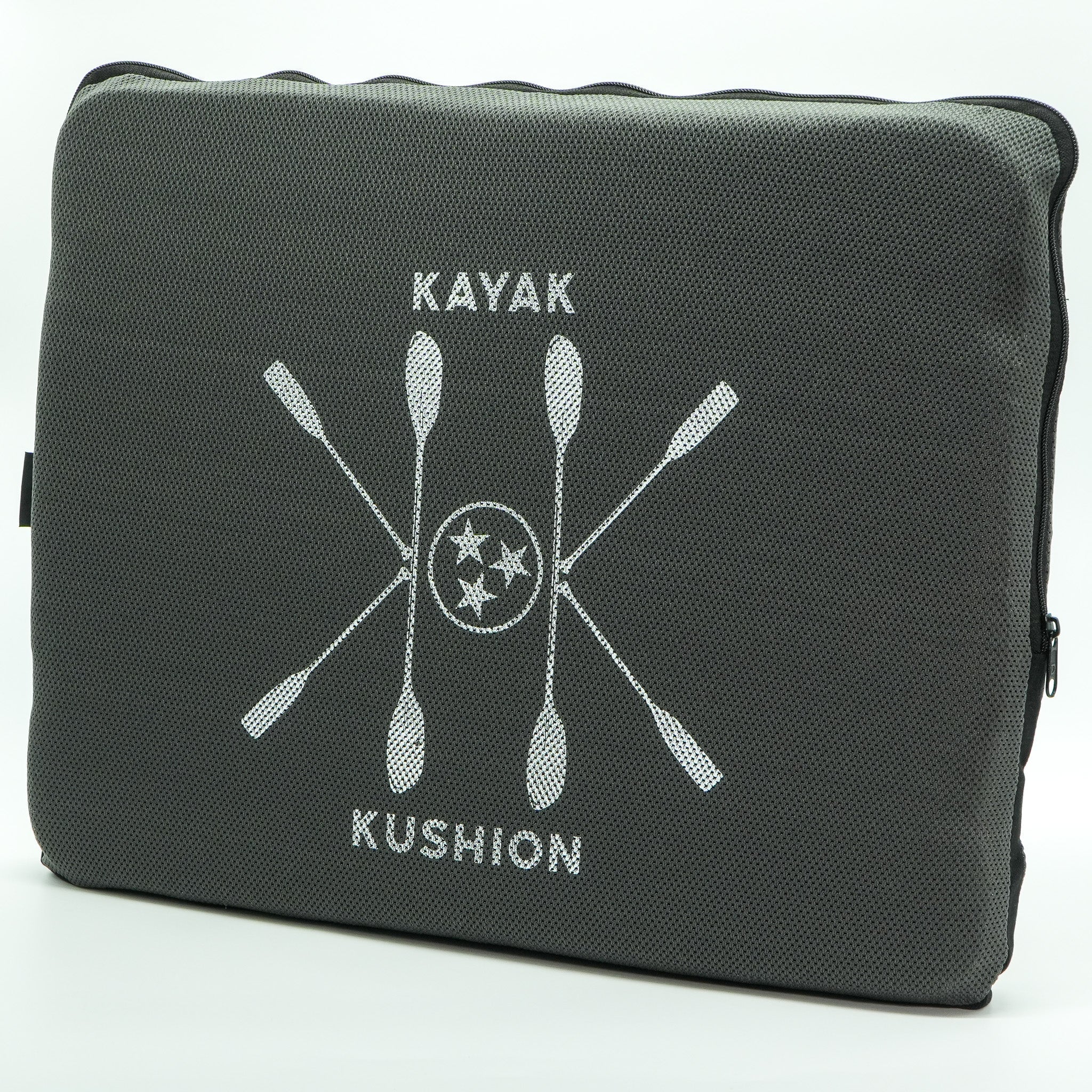 Square Kushion | River Bank Collection, , Kayak Kushion, Graphite Bertha at Festive Water Paddlesports
