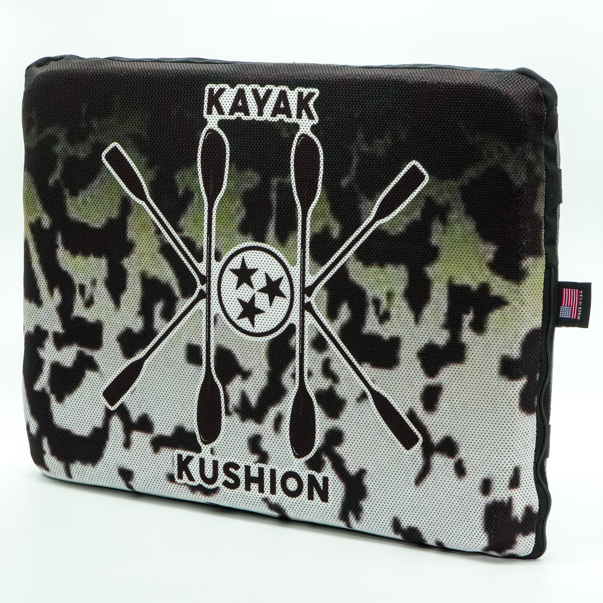 Square Kushion | Scales Collection, , Kayak Kushion, Crappie Bertha at Festive Water Paddlesports