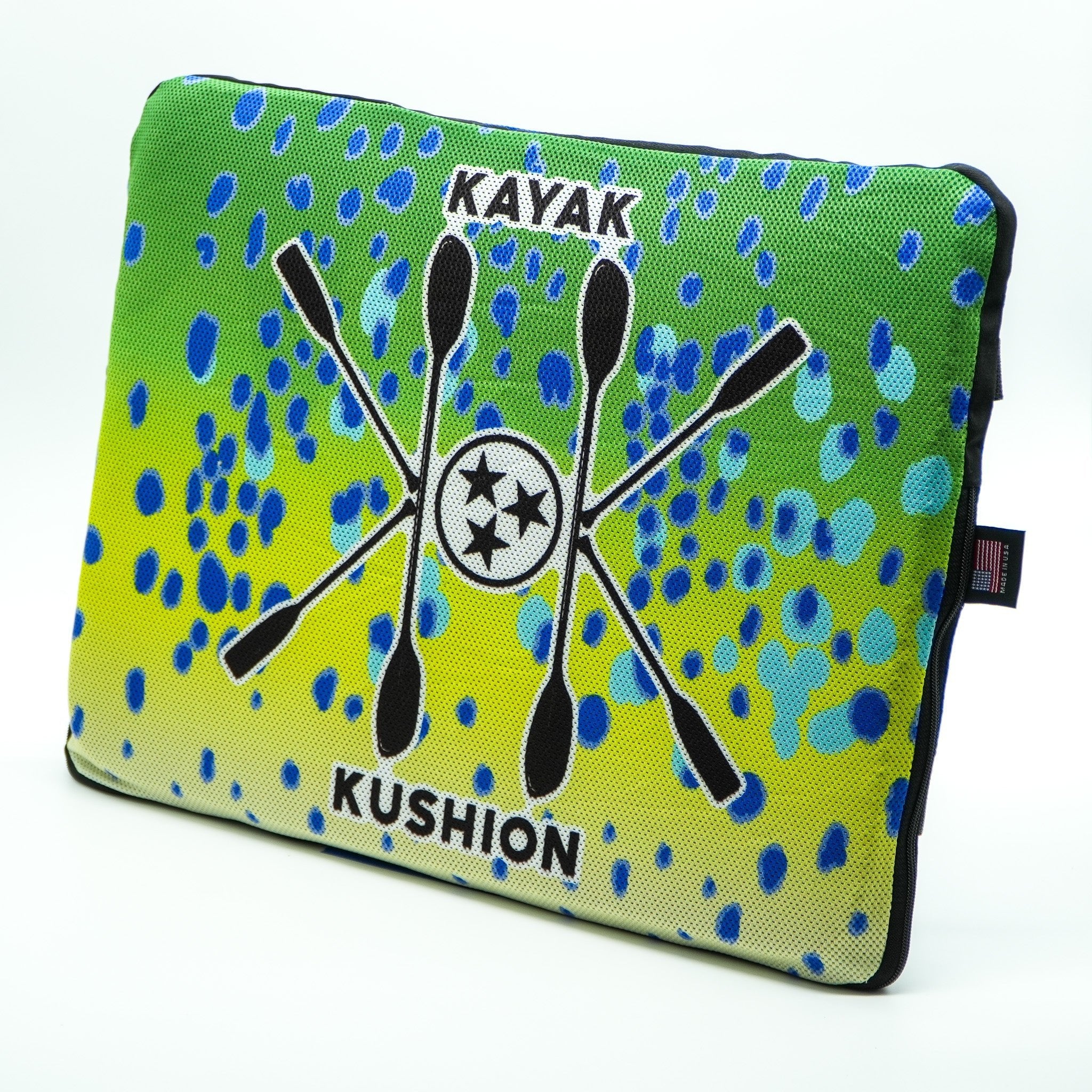 Square Kushion | Scales Collection, , Kayak Kushion, Mahi Bertha at Festive Water Paddlesports