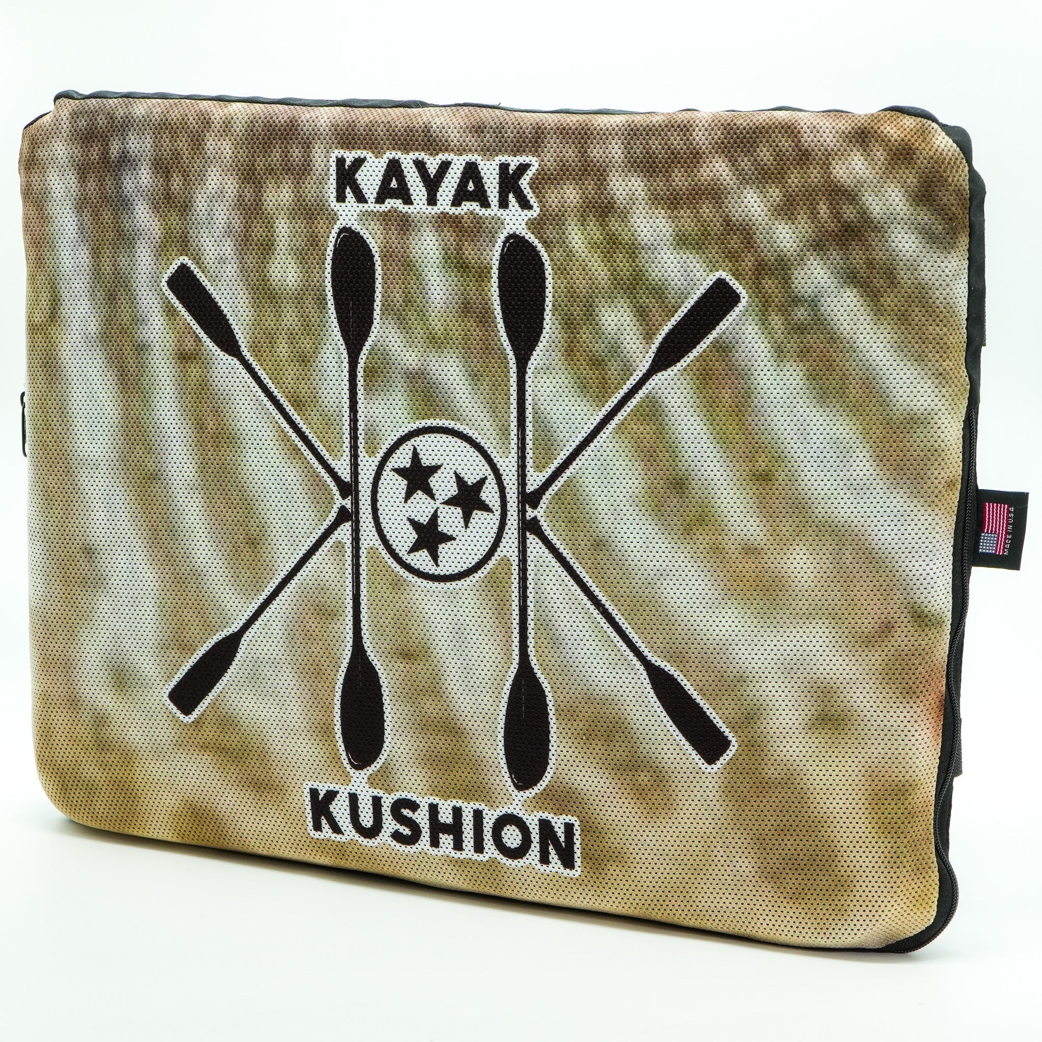 Square Kushion | Scales Collection, , Kayak Kushion, Muskie Bertha at Festive Water Paddlesports