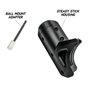 STEADY STICK® 1.5" BALL MOUNT ADAPTER for the OLD TOWN PDL DRIVE, kayak accessory, Steady Stick®, Steady Stick Housing w/ Ball Mount Adapter (w/out RAM® Mounts 1.5" Ball) at Festive Water Paddlesports