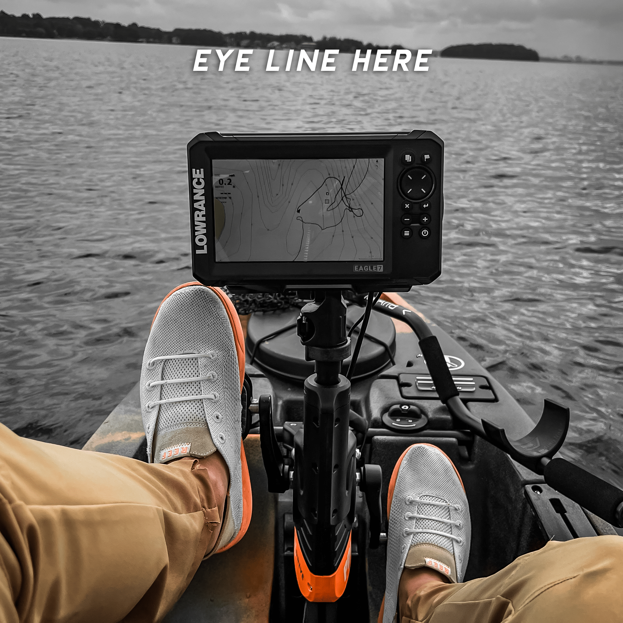 STEADY STICK® 4" MICRO STUB for the OLD TOWN PDL DRIVE, kayak accessory, Steady Stick®, at Festive Water Paddlesports