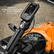 STEADY STICK® for GARMIN STRIKER & OLD TOWN PDL DRIVE, kayak accessory, Steady Stick®, Garmin Striker 4 Series at Festive Water Paddlesports