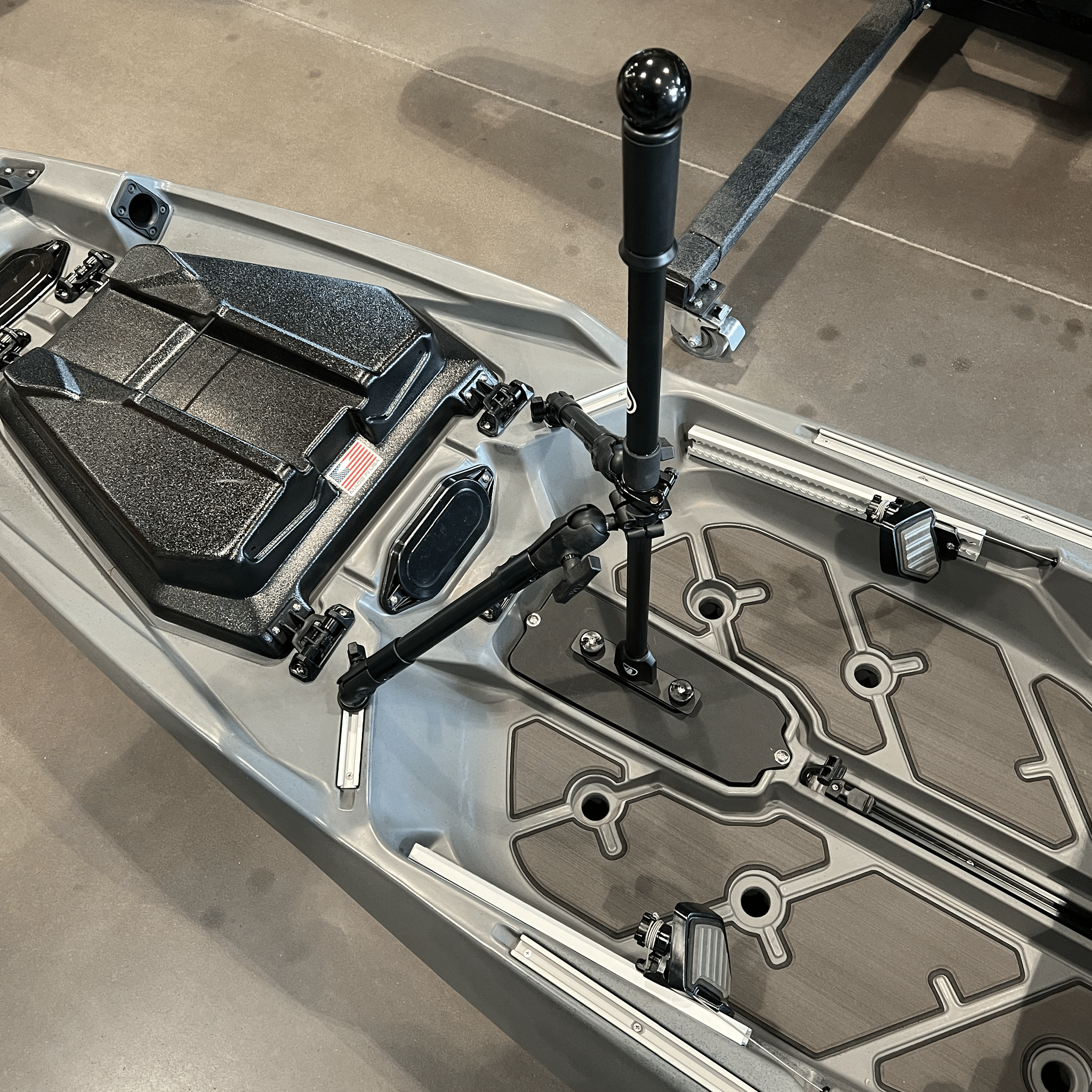 STEADY STICK® for the BONAFIDE PWR 129, kayak accessory, Steady Stick®, at Festive Water Paddlesports