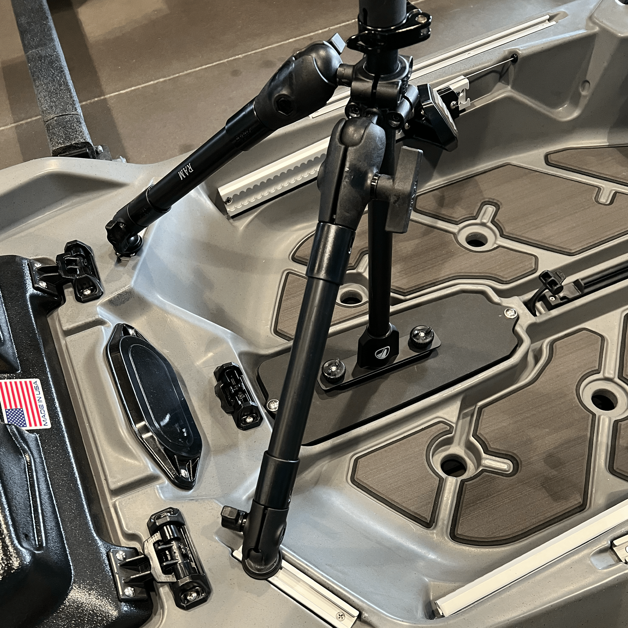 STEADY STICK® for the BONAFIDE PWR 129, kayak accessory, Steady Stick®, at Festive Water Paddlesports