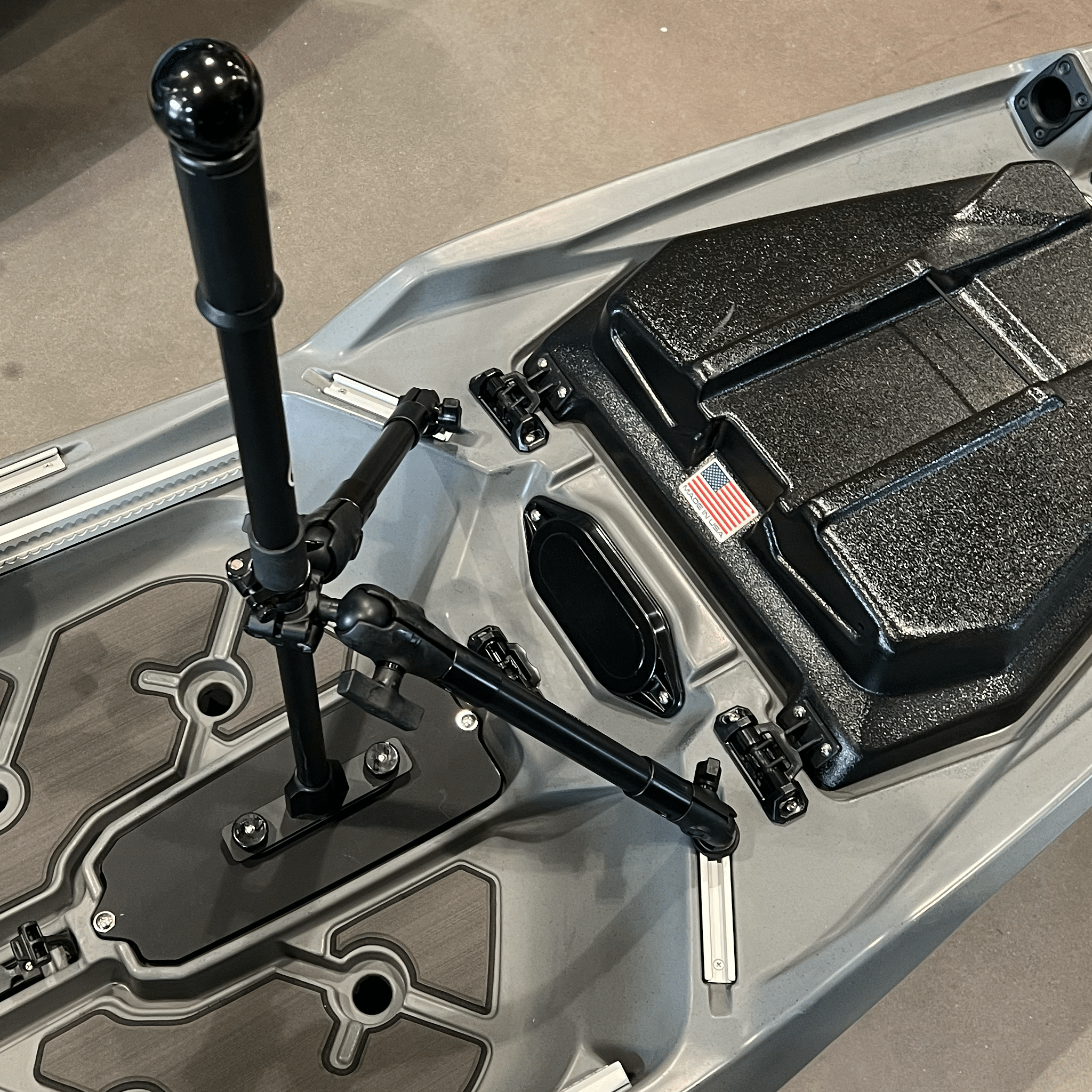 STEADY STICK® for the BONAFIDE PWR 129, kayak accessory, Steady Stick®, at Festive Water Paddlesports