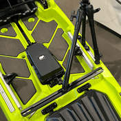 STEADY STICK® for the BONAFIDE SS127, kayak accessory, Steady Stick®, Configuration 1 (w/ crossbar) at Festive Water Paddlesports