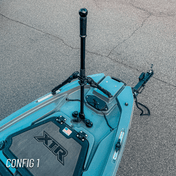 STEADY STICK® for the BONAFIDE XTR 130, kayak accessory, Steady Stick®, Configuration 1 at Festive Water Paddlesports