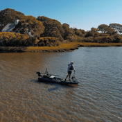 STEADY STICK® for the BONAFIDE XTR 130, kayak accessory, Steady Stick®, Configuration 1 at Festive Water Paddlesports