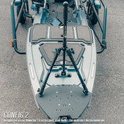 STEADY STICK® for the BONAFIDE XTR 130, kayak accessory, Steady Stick®, Configuration 2 at Festive Water Paddlesports