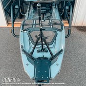 STEADY STICK® for the BONAFIDE XTR 130, kayak accessory, Steady Stick®, Configuration 4 at Festive Water Paddlesports