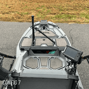 STEADY STICK® for the BONAFIDE XTR 130, kayak accessory, Steady Stick®, Configuration 7 at Festive Water Paddlesports