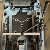 STEADY STICK® for the OLD TOWN AUTOPILOT, kayak accessory, Steady Stick®, Configuration 1 (w/ crossbar) at Festive Water Paddlesports