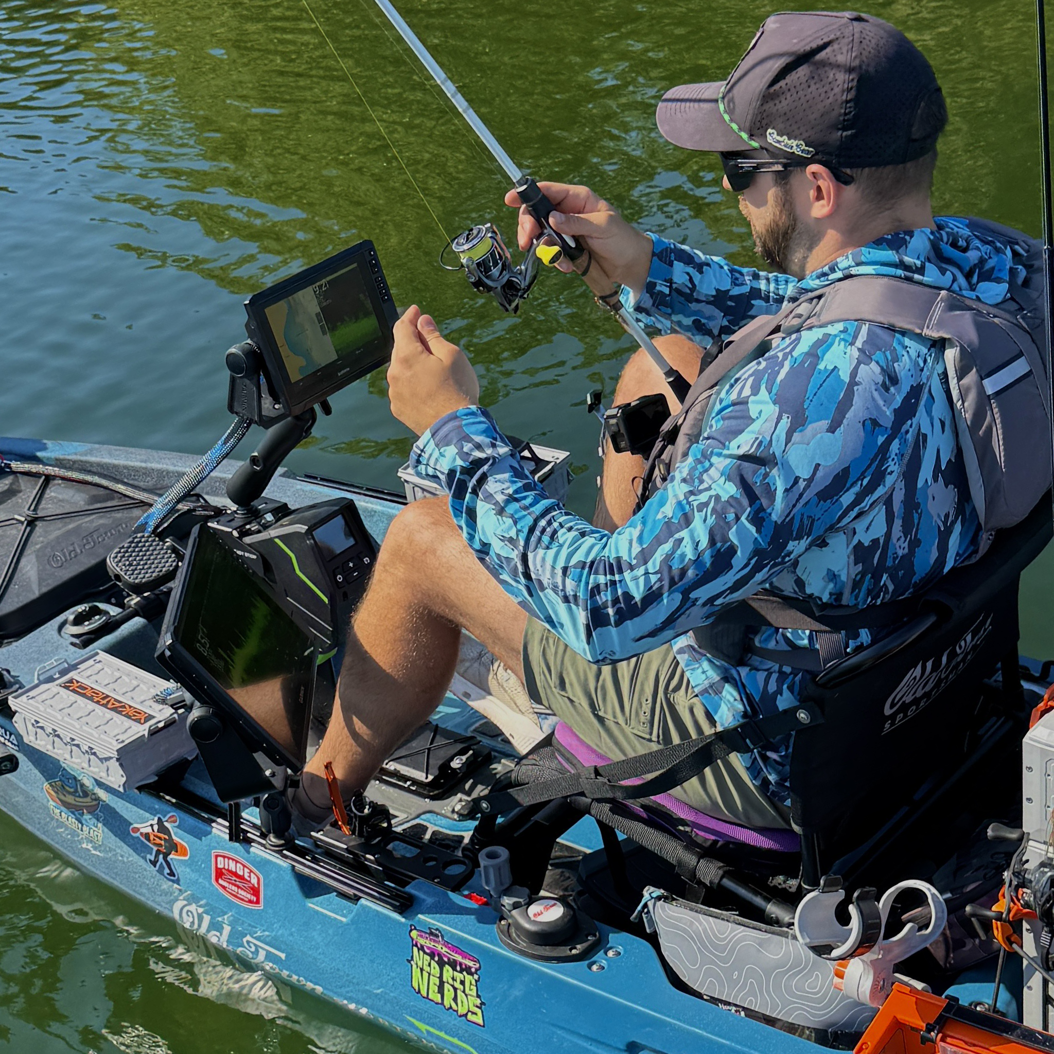 STEADY STICK® for the OLD TOWN ePDL+ DRIVE, kayak accessory, Steady Stick®, Full Bundle at Festive Water Paddlesports