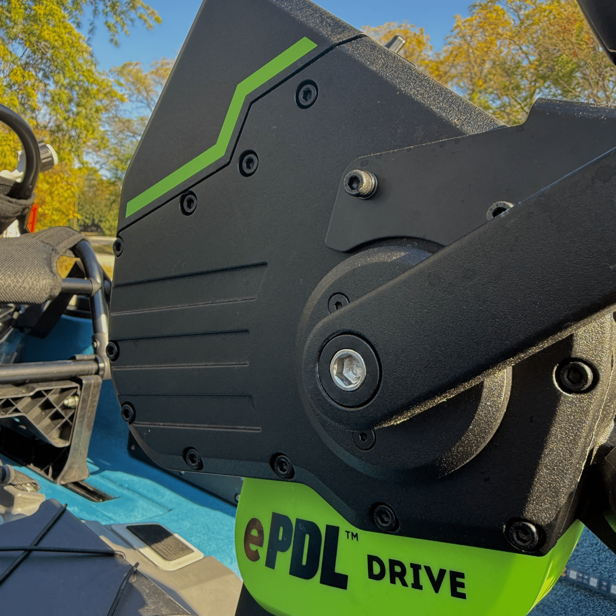 STEADY STICK® for the OLD TOWN ePDL+ DRIVE, kayak accessory, Steady Stick®, Full Bundle at Festive Water Paddlesports