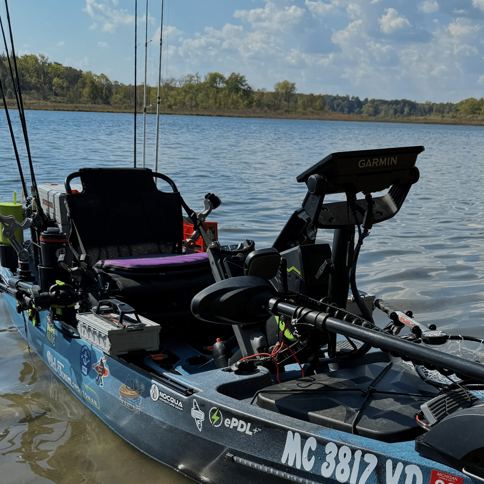 STEADY STICK® for the OLD TOWN ePDL+ DRIVE, kayak accessory, Steady Stick®, Full Bundle at Festive Water Paddlesports