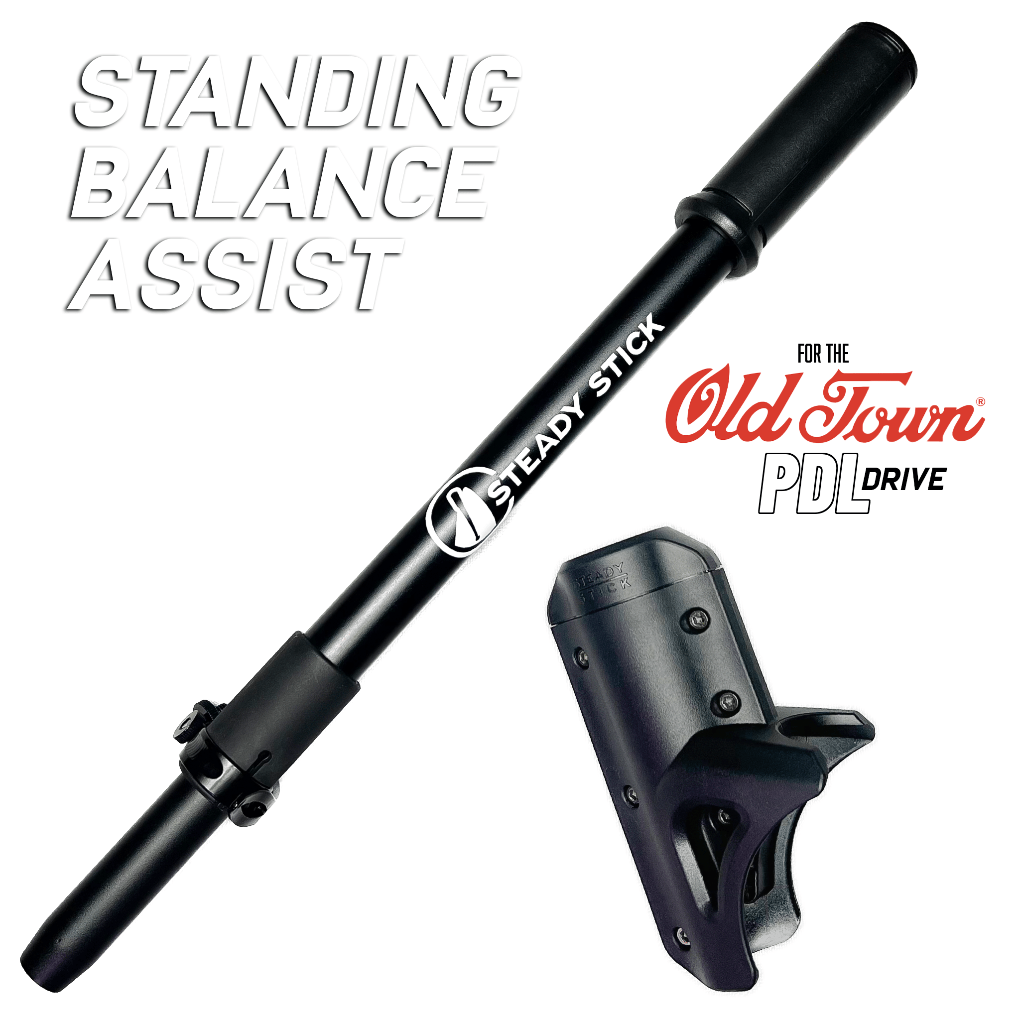 STEADY STICK® for the OLD TOWN PDL DRIVE, kayak accessory, Steady Stick®, STEADY STICK® for the OLD TOWN PDL DRIVE Small at Festive Water Paddlesports