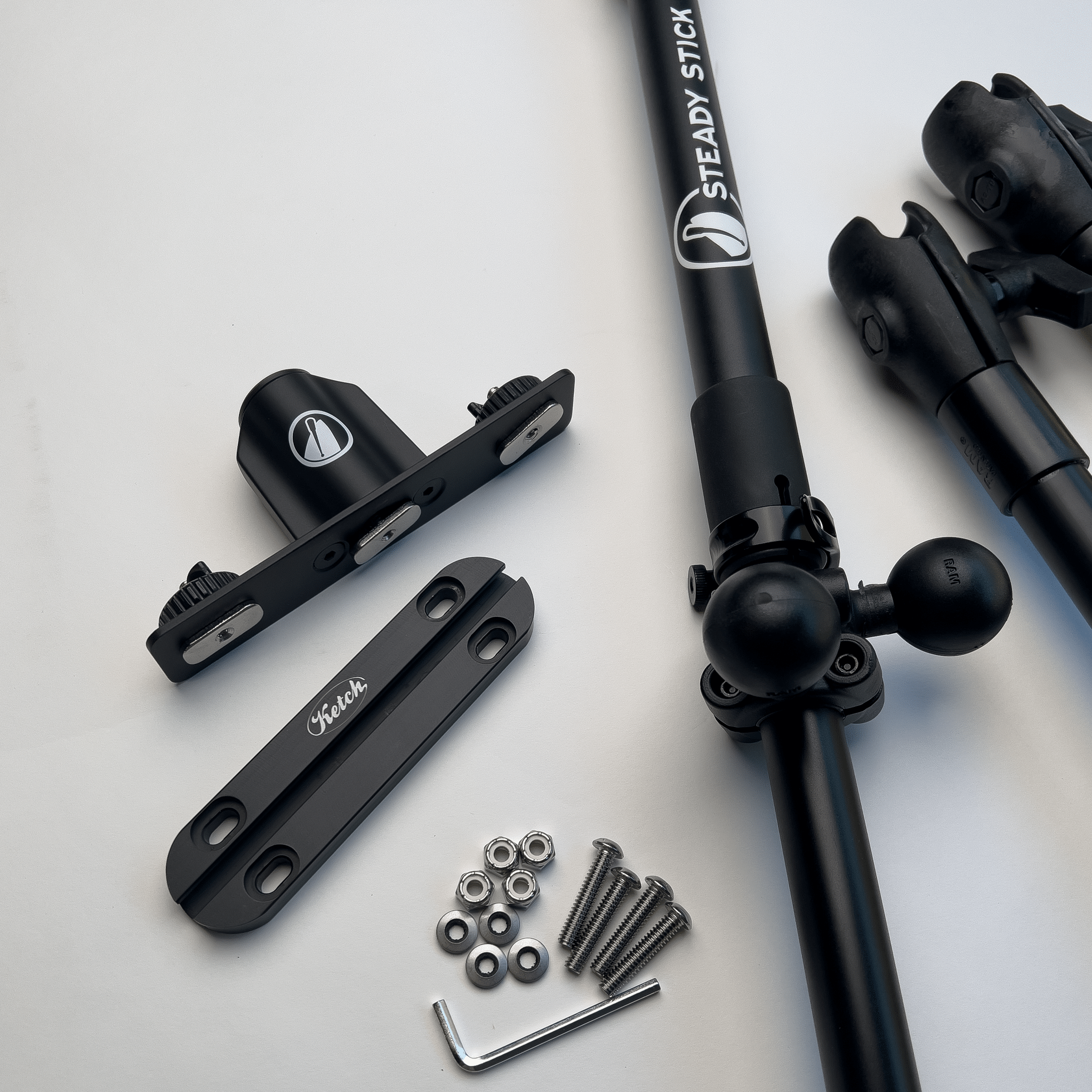 STEADY STICK® for the WILDERNESS SYSTEMS TACTICAL PRO 128, kayak accessory, Steady Stick®, at Festive Water Paddlesports