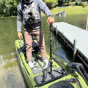 STEADY STICK® for the WILDERNESS SYSTEMS TACTICAL PRO 128, kayak accessory, Steady Stick®, at Festive Water Paddlesports