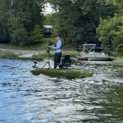 STEADY STICK® for the WILDERNESS SYSTEMS TACTICAL PRO 128, kayak accessory, Steady Stick®, at Festive Water Paddlesports