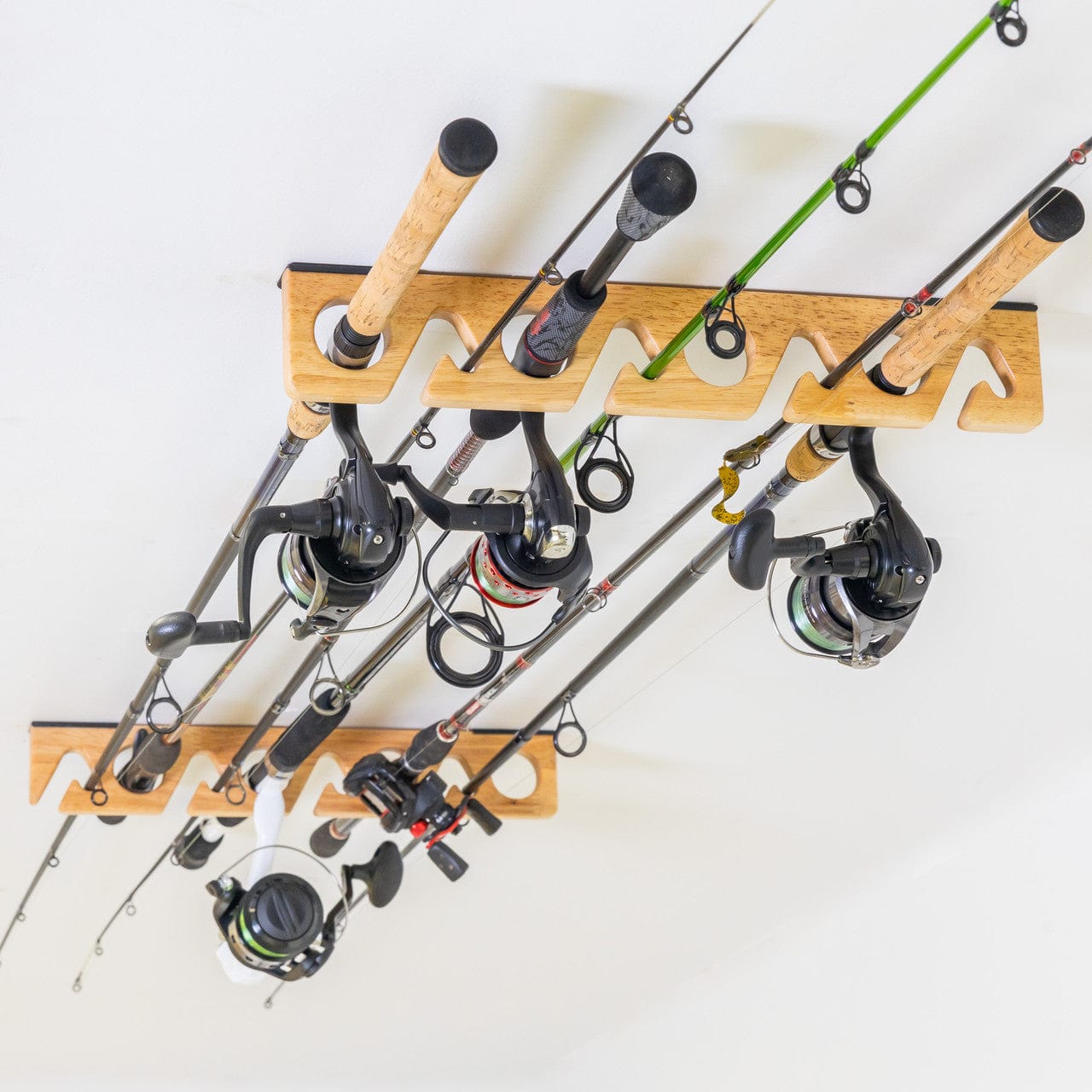 Stillwater Fishing Pole Storage Rack | Holds up to 8 Rods, Wall Mounted, StoreYourBoard, , , at Festive Water Paddlesports