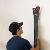 Summit Clear Acrylic Ski Wall Rack | 2 Pack, Wall Mounted, StoreYourBoard, , , at Festive Water Paddlesports