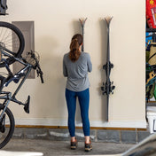 Summit Clear Acrylic Ski Wall Rack, Wall Mounted, StoreYourBoard, , , at Festive Water Paddlesports