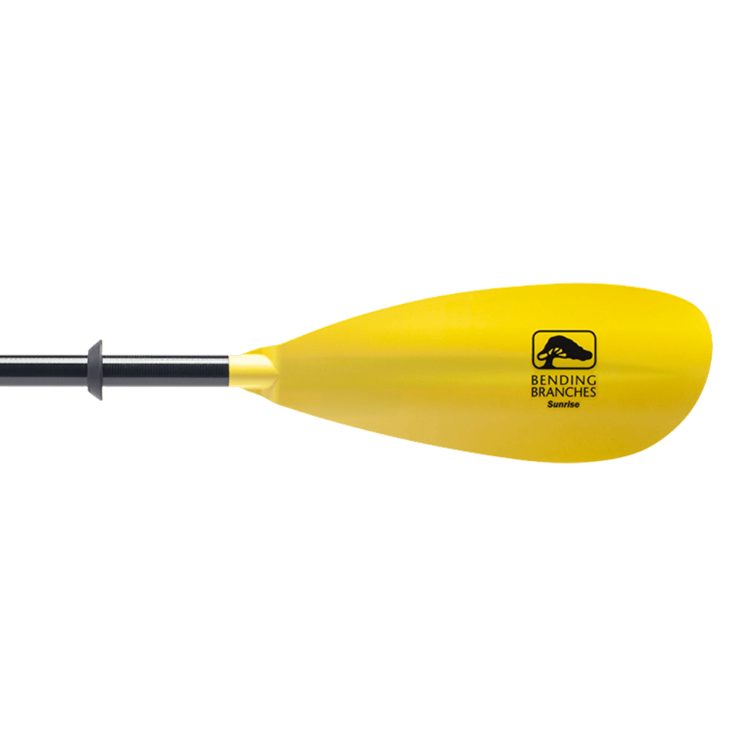 Sunrise Glass, Kayak Paddle, Bending Branches, Yellow 210 cm at Festive Water Paddlesports