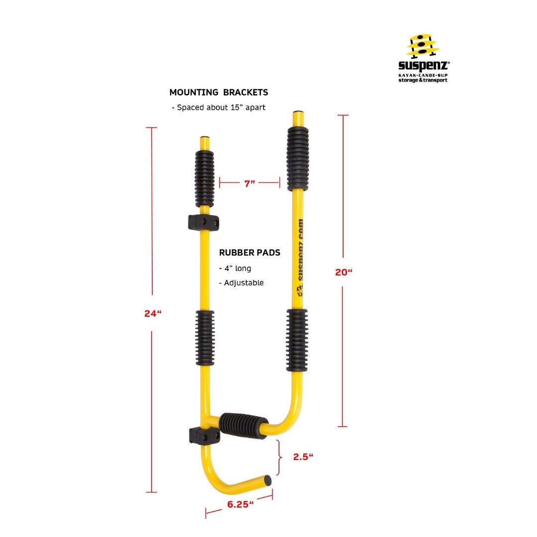 SUP Folding Rack, Wall Storage, Suspenz, at Festive Water Paddlesports