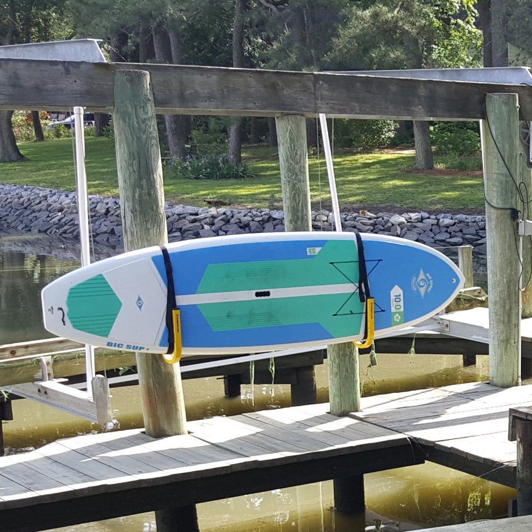 SUP Rack, Wall Storage, Suspenz, Marine Grade Black at Festive Water Paddlesports